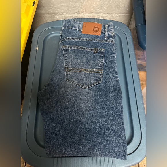 Buffalo David Bitton Dark Blue Straight Jeans